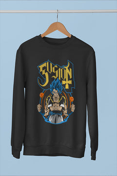 Fusion Power Sweatshirt | Dragon Ball Z Inspired | Anime Fusion Apparel | Saiyan Fusion Top