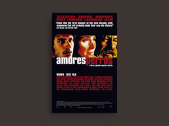 Amores perros Canvas Print | Film Design | Gael Garcia Bernal Art Print