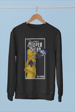 Gama 2 Super Hero Sweatshirt | Dragon Ball Z Manga Shirt | Anime Graphic Top