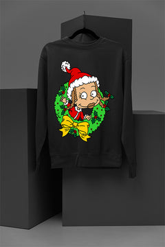 UGLY '90s Nostalgia Rugrats Susie Christmas Sweatshirt | Classic Cartoon Uni
