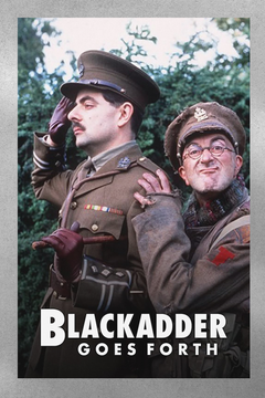 Blackadder Goes Forth | Rowan Atkinson | Hugh Laurie | Premium Gloss Poster for Fans of TV Show Blackadder Goes Forth Design and Decor