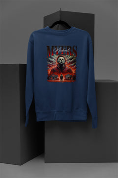 Horror | Michael Myers Cozy Pullover Sweatshirt | Classic Slasher Film | Warm Halloween Top