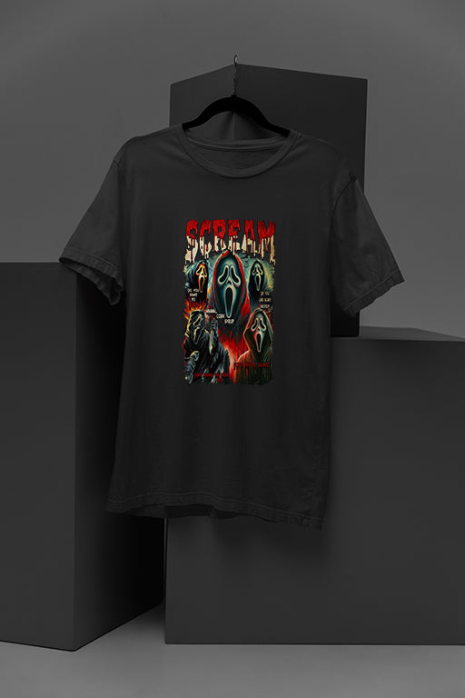 Horror Ghostface Graphic Tee | Vintage Scary Costume Shirt | Horror Film Lover Gift | Halloween