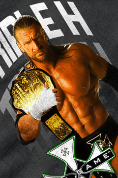 TRIPLE H WWE Attitude Era Superstar T-Shirt | Vintage Wrestling Legend Tee | Retro Champion Wrestling