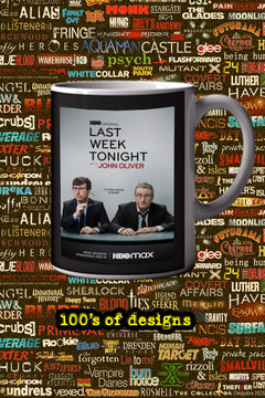 Last Week Tonight with John Oliver 11oz Mug | TV Show Poster Design | John Oliver