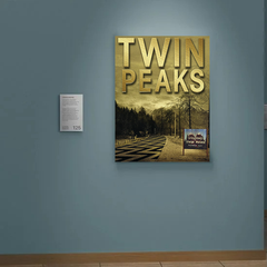 Twin Peaks Canvas Print | David Lynch | TV Show Art | Kyle MacLachlan Decor