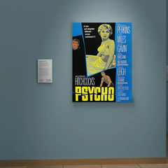 Psycho Canvas Print | Anthony Perkins | Classic Horror Film Art | Movie Lover Gift | Wall Decor(figsize)