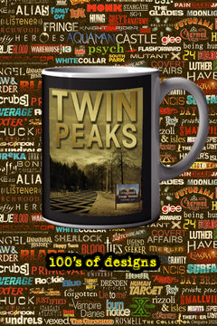 Twin Peaks 11oz Mug Featuring Kyle MacLachlan | David Lynch TV Show Design