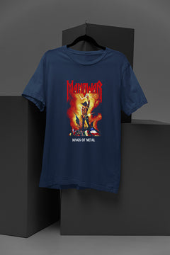 Manowar Kings Of Metal | Vintage Rock Band Tee | Heavy Metal Music Merch | Retro 80s Concert Apparel | Classic Power Metal Design | Epic Warrior Graphics | Manowar Tribute Shirt