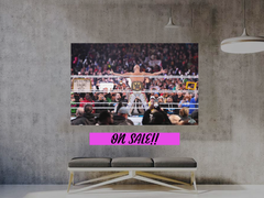 Cody Rhodes WWE Undisputed Champion Wrestlemania 40 Poster | Premium Gloss Design Featuring WWE Star | Collectible Wall Art for Wrestling Fans | Limited Edition Print for Wrestlemania Enthusiasts