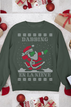 UGLY Santa Dabbing Christmas Cheer | Festive Dabbing Santa | Retro Dabbing
