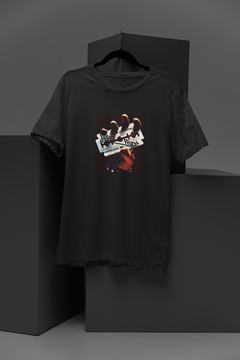 Judas Priest British Steel | Vintage Rock Band Tee Inspired by Heavy Metal Legends | Retro Guitarist Fashion from the Classic 80s Juggernaut Era