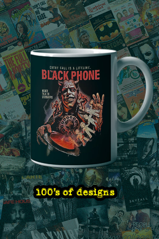 Horror The Black Phone 11oz Mug | Thrilling Horror Film Design Mug