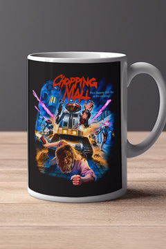 Halloween | Chopping Mall | 11oz Mug - Horror Film Merchandise | Movie Poster Design