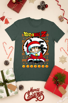 KIDS UGLY Dragon Ball Z Goku Christmas T-Shirt | Kids Christmas Ugly Design | Dragon