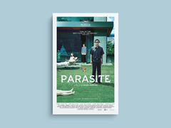 Parasite Canvas Print | Film Poster Design | Bong Joon-ho | Korean Cinema Art