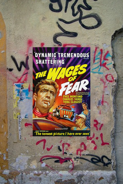 The Wages of Fear | Yves Montand | Film Poster | Gloss Finish | Movie Memorabilia | Vintage Design