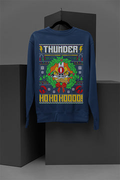 UGLY Thundercats Christmas Sweatshirt | Retro 80s Design | Santa's Favorite Thundercats Fan