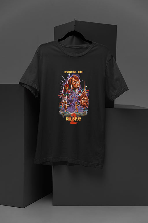 Horror Childs Play Scary Vintage Graphic Tee | Chucky Costume Gift | Halloween