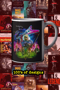 Horror Neon Style Michael Myers 11oz Mug | Scary Movie Fan Gift