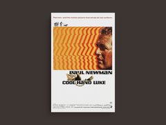 Cool Hand Luke Canvas Print featuring Paul Newman | Film Memorabilia | Classic Movie Poster | Wall Art | Retro Decor