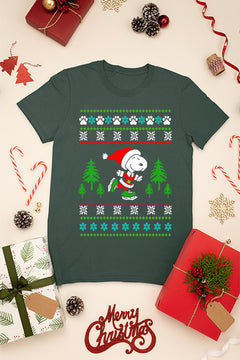 KIDS UGLY Peanuts Snoopy Christmas Spirit Tee | Vintage Snoopy Design | Retro Kids
