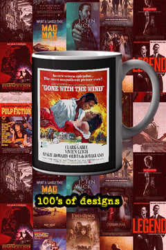 Gone with the Wind 11oz Mug | Film Memorabilia | Gone with the Wind Design | Vivien Leigh and Clark Gable