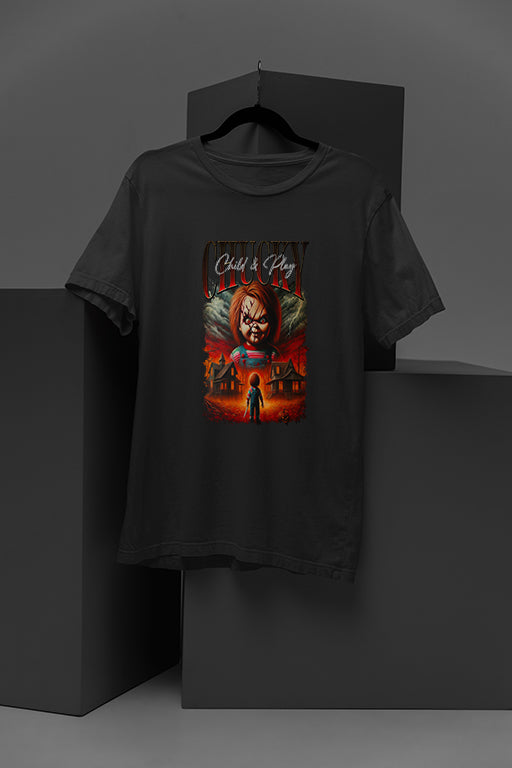 Horror Chucky | Scary Vintage Graphic Tee | Halloween Costume Gift