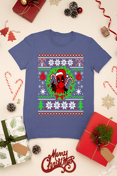 KIDS UGLY Deadpool Holiday Havoc T-Shirt | Merc with a Mouth | Retro Cool Kids