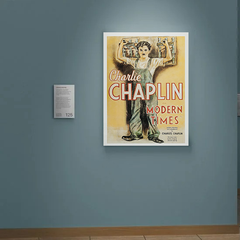 Modern Times Canvas Print Charlie Chaplin | Movie Poster Art | Silent Film Memorabilia