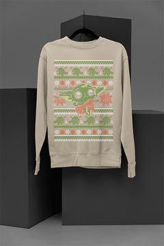 UGLY Galactic Yuletide Cheer Star Wars Baby Yoda Christmas Sweatshirt | Sci-Fi Festive