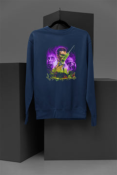 Horror Re-Animator Cozy Pullover Sweatshirt | Cult Classic Warm Hoodie | Retro Halloween Sweater