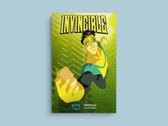 Invincible Canvas Print | Invincible TV Show | Custom Design | Lead Actor's Name