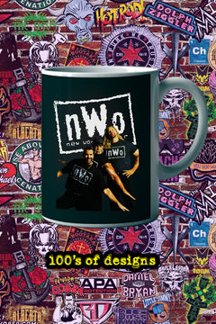 NWO 11oz Mug  WWE  | WCW  | NWO | Hulk Hogan | Scott Hall | Kevin Nash