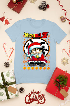 KIDS UGLY Dragon Ball Z Goku Christmas T-Shirt | Kids Christmas Ugly Design | Dragon