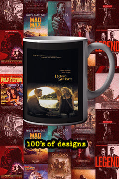 Before Sunset 11oz Mug Film Memorabilia Ethan Hawke Julie Delpy Cafe Decor | Movie Fan Gift Souvenir Retro Design