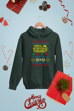 KIDS UGLY Galactic Christmas: Star Wars Logo & Storm Troopers | Retro Kids Style |