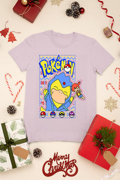 KIDS UGLY Psyduck Christmas Cheer T-shirt | Pokemon Psyduck | Kids Ugly Christmas