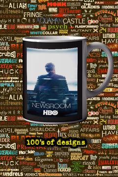 The Newsroom 11oz Mug Aaron Sorkin Jeff Daniels Emily Mortimer Coffee Cup TV Show Design | Television Series Fan Gift Home Office Decor