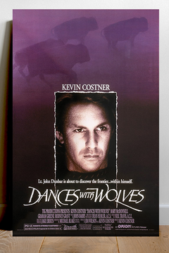 Dances with Wolves Kevin Costner Poster | Classic Film Decor | Gloss Finish | Movie Fan Must-Have