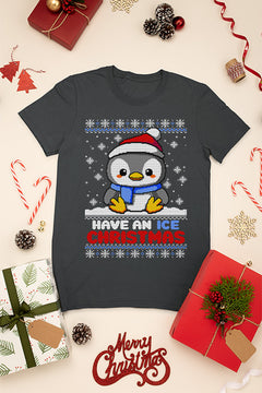 KIDS UGLY: Penguin Parade | Have an Ice Christmas | Kids Christmas Ugly Design |