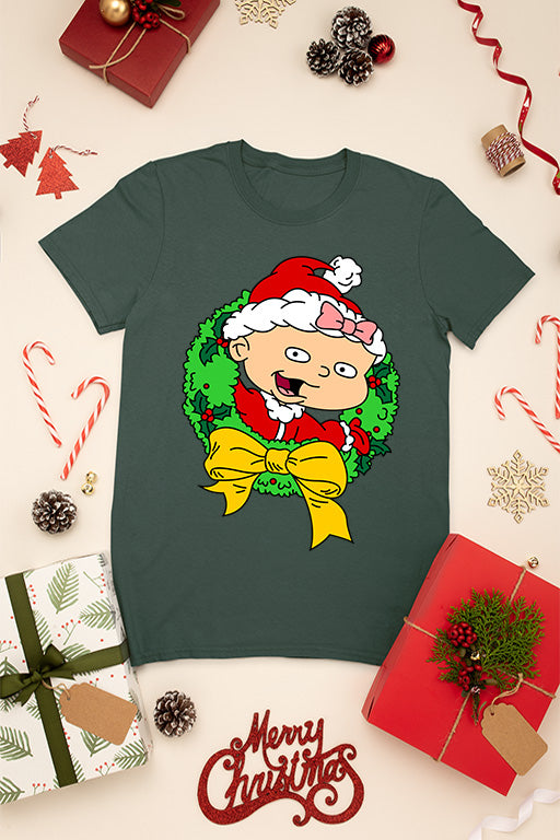 KIDS UGLY: Lil DeVille Retro Christmas Tee | Rugrats Lil from the 90