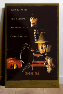 Unforgiven Clint Eastwood Premium Gloss Poster | Classic Film Western Design