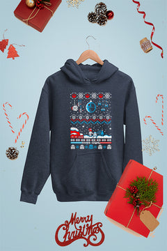 KIDS UGLY Galactic Navideño Hoodie | Star Wars Navideño Kids Christmas Hood