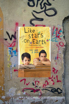 Like Stars on Earth Aamir Khan Poster | High-Quality Gloss Art Print | Movie Wall Decor | Bollywood Film Poster | Inspirational Film Artwork | Taare Zameen Par Decor | Gift for Movie Lovers | Cinematic Home Decor