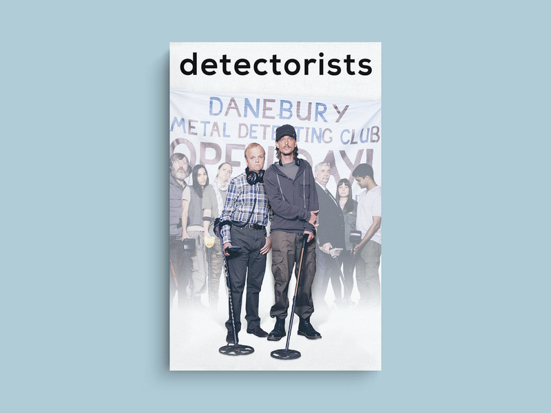 Detectorists Canvas Print Mackenzie Crook | Toby Jones | TV Show Detectorists Design