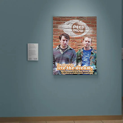 Peep Show Canvas Print | TV Show Art | David Mitchell | Robert Webb | British TV Series Decor