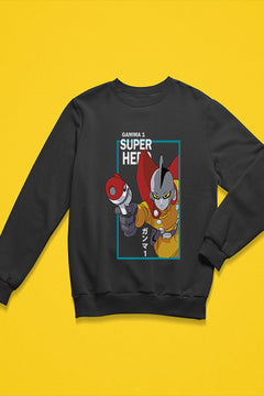 Gamma 1 Super Hero Sweatshirt | Dragon Ball Z Inspired Tee | Anime Fan Apparel | Goku's