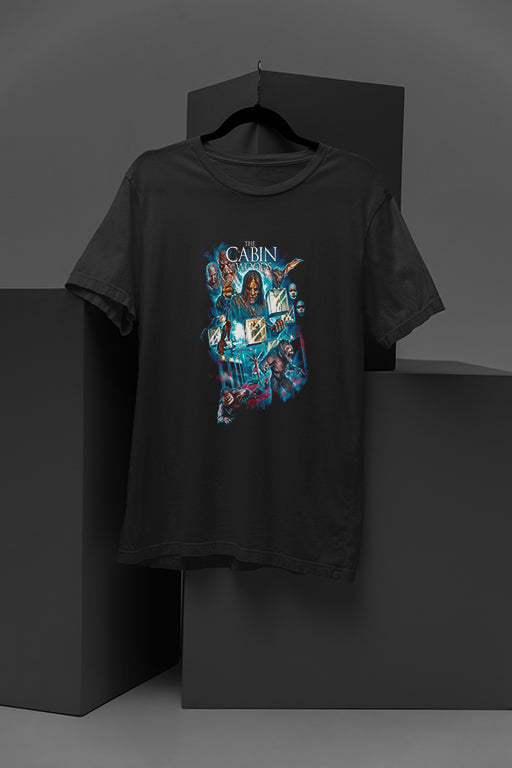 Horror The Cabbin in the Woods | Vintage Horror Film T-shirt | Scary Halloween Tee