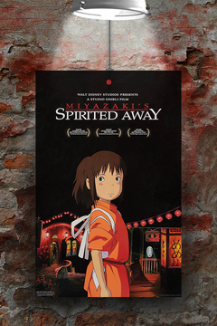 Spirited Away Chihiro Haku No Face Zeniba Gloss Poster | Film Studio Ghibli Anime Art Print | Japanese Animation Wall Decor | Premium Movie Poster Print | Studio Ghibli Spirited Away Fan Gift